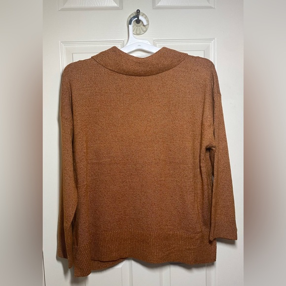 NWT Ava&Viv V Neck Collared Sweater - Picture 7 of 10